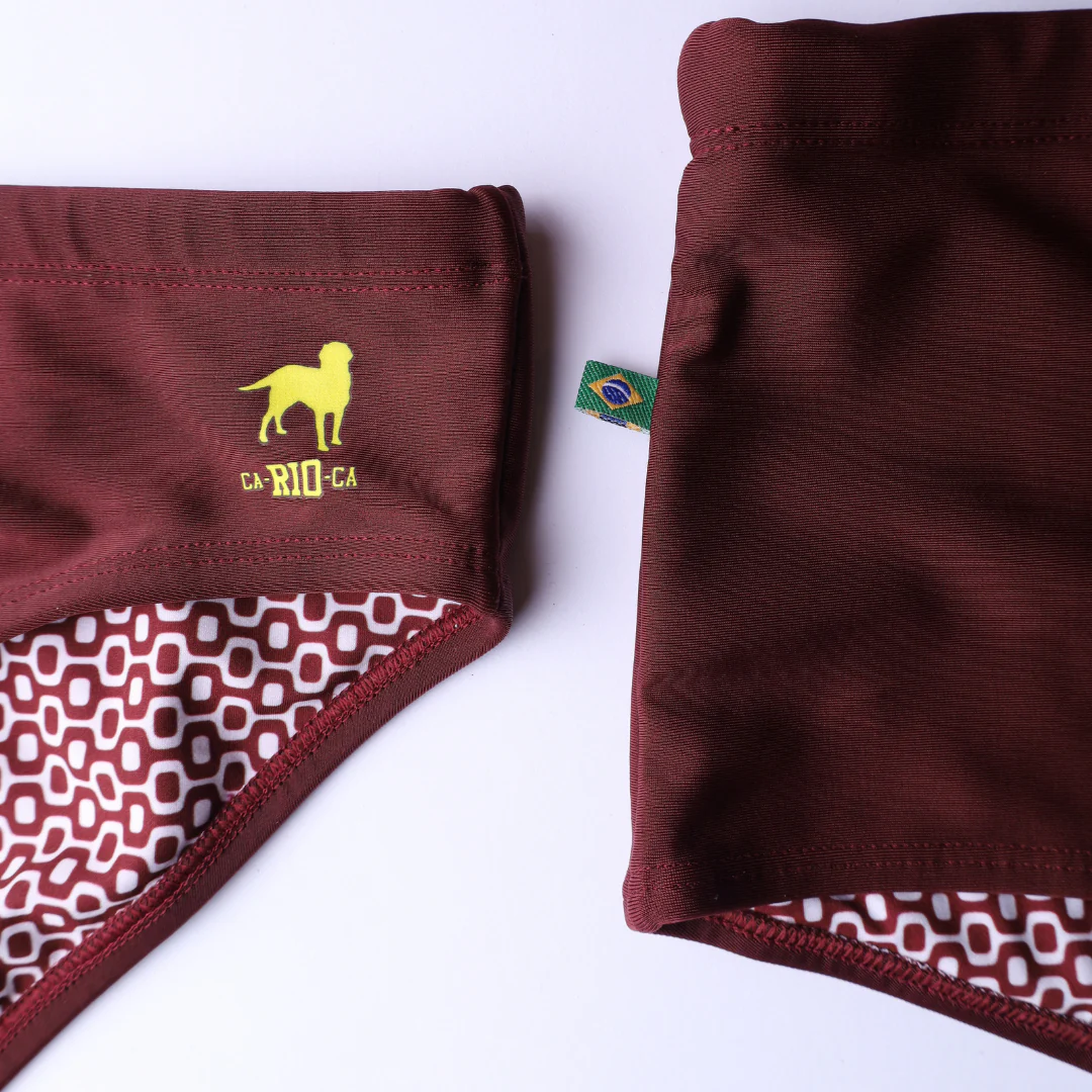 Barolo burgundy solids  Men's Swimming Sunga - Beachwear for Men - Image 10