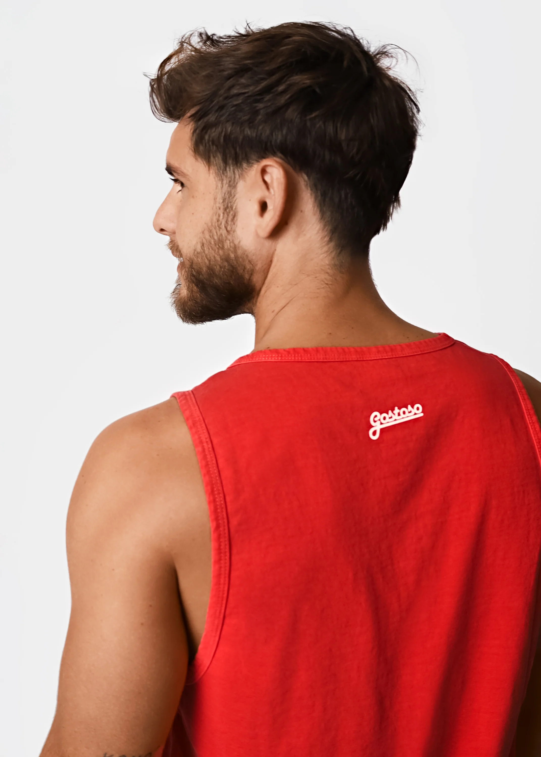 GOSTOSO Red Tank  - Men's tank top - Image 3