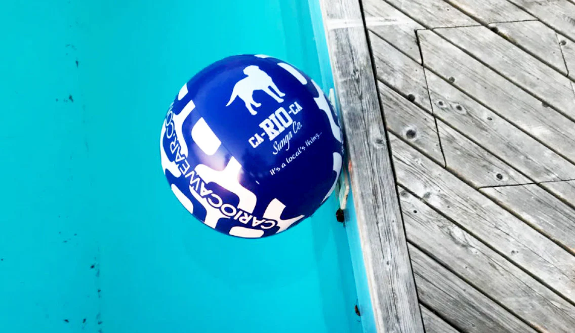 CA-RIO-CA BEACH BALL 24" - Red or Blue - - Image 3