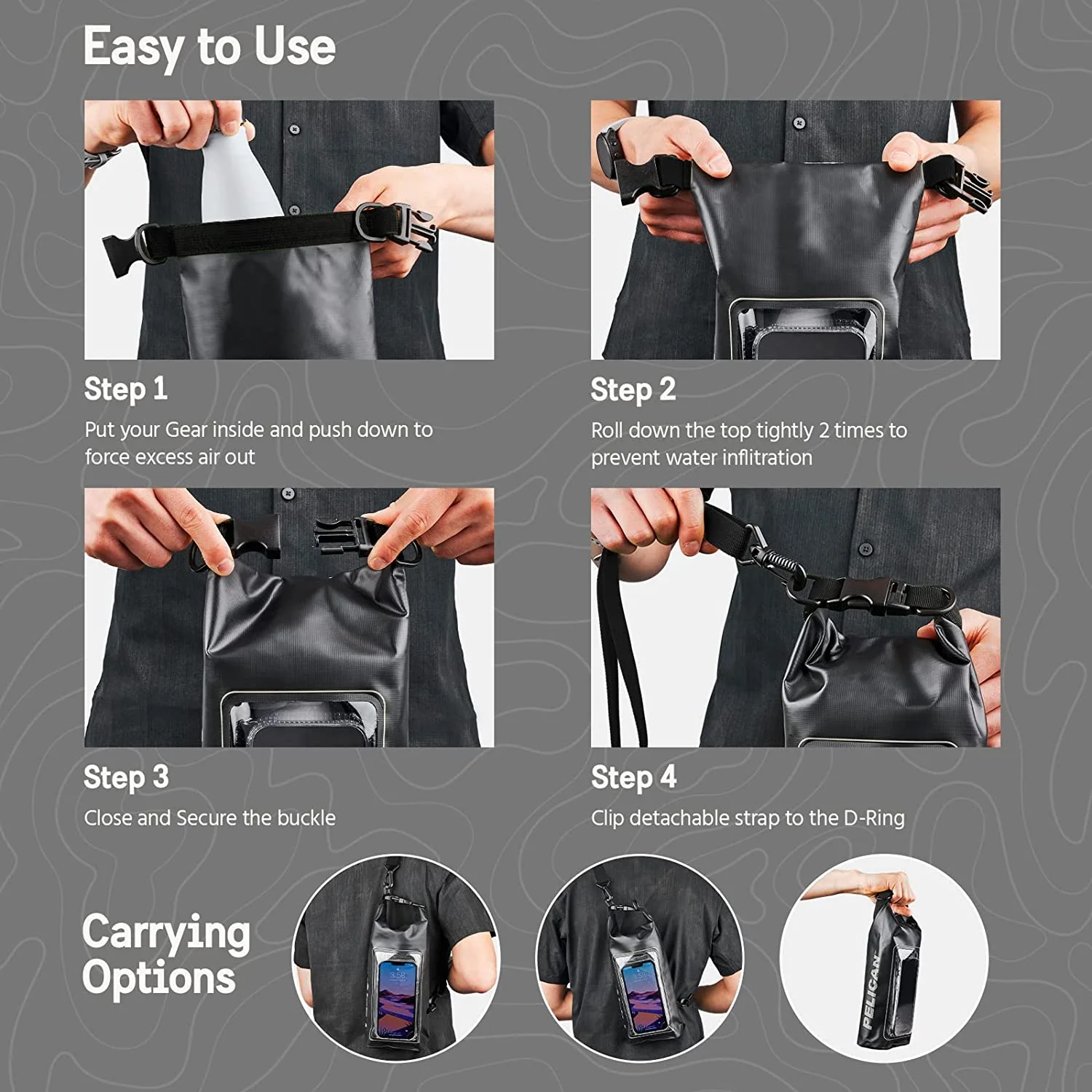 Pelican Marine Water Resistant Dry Bag  - CLEARANCE / FINAL SALES - Image 4