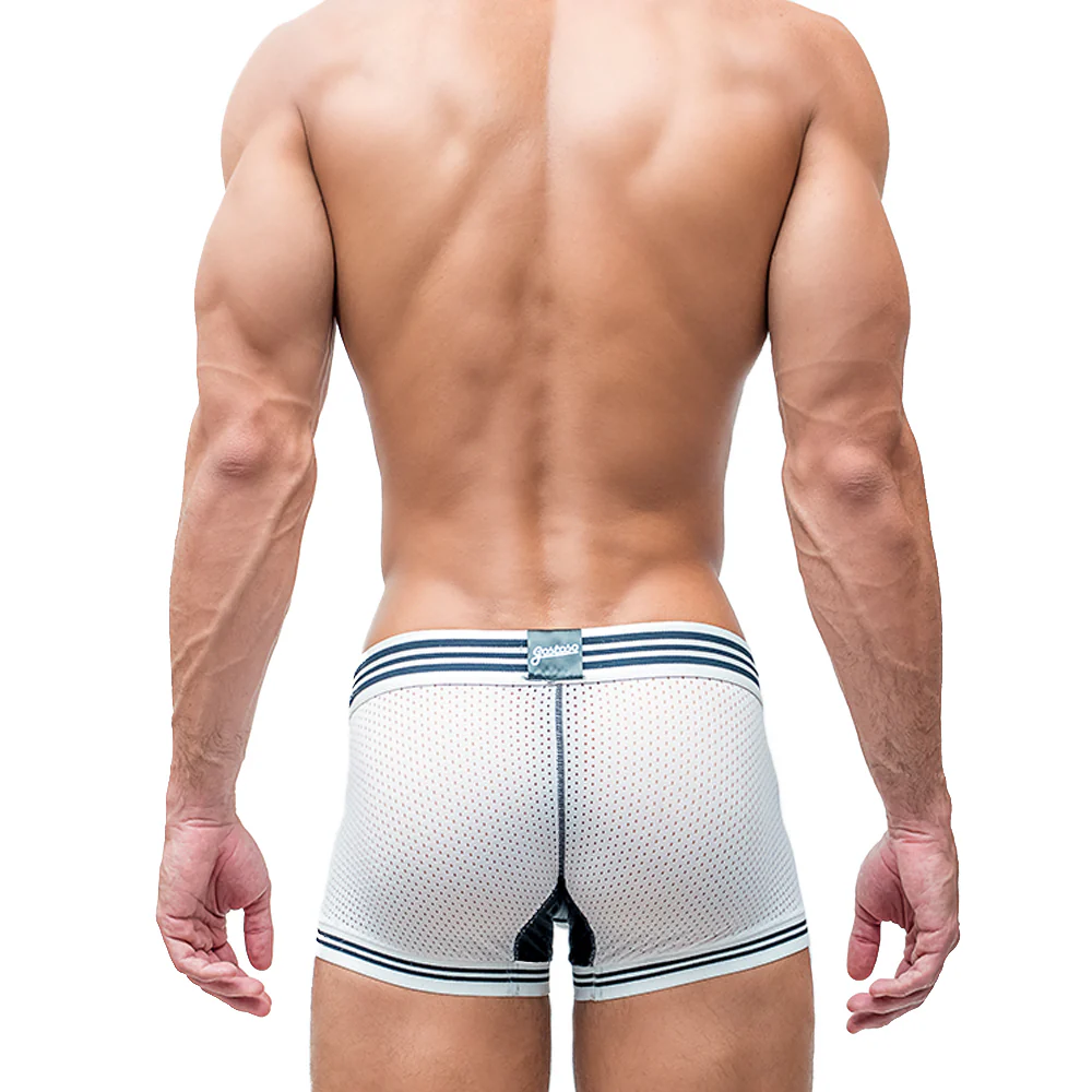 Gostoso Underwear - Mesh Boxer Brief White Underwear - Image 3