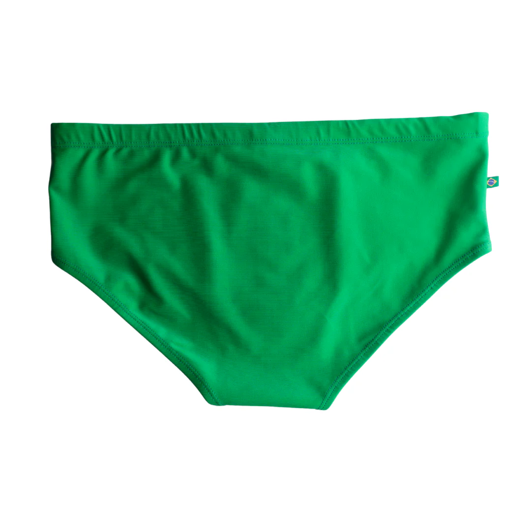 Hortelã Green solid Men's Swimming Sunga - Beachwear for Men - Image 4