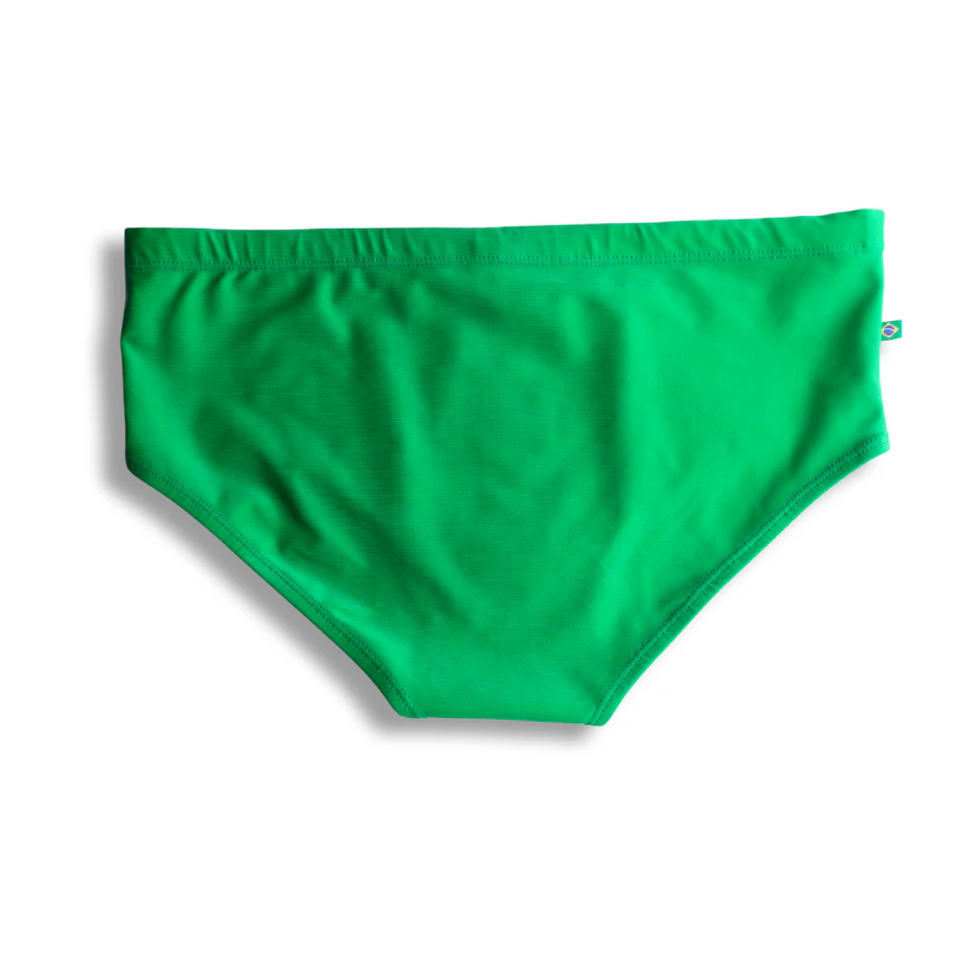 Hortelã Green solid Men's Swimming Sunga - Beachwear for Men - Image 5