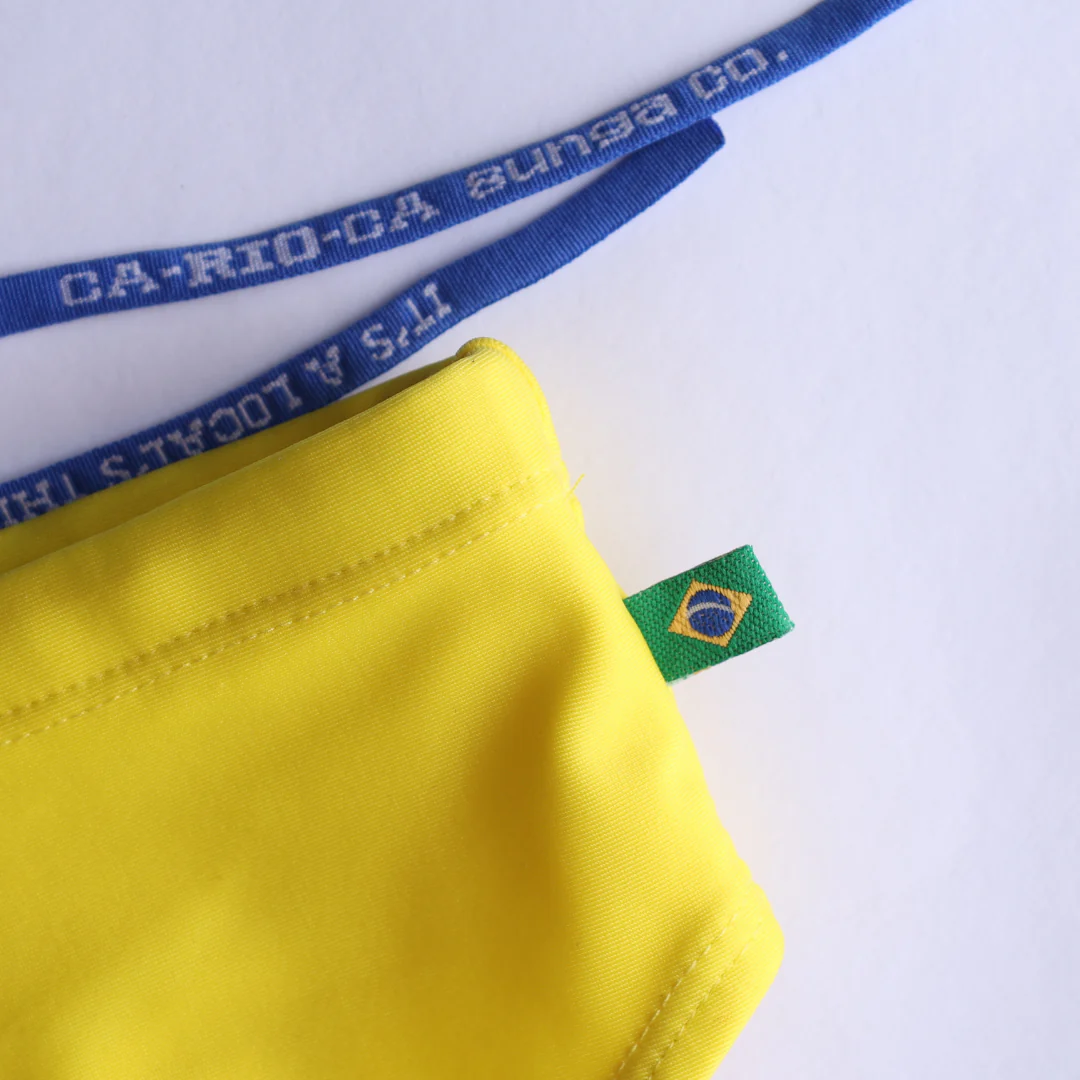 Lemonade Yellow solid Men's Swimming Sunga - Beachwear for Men - Image 7