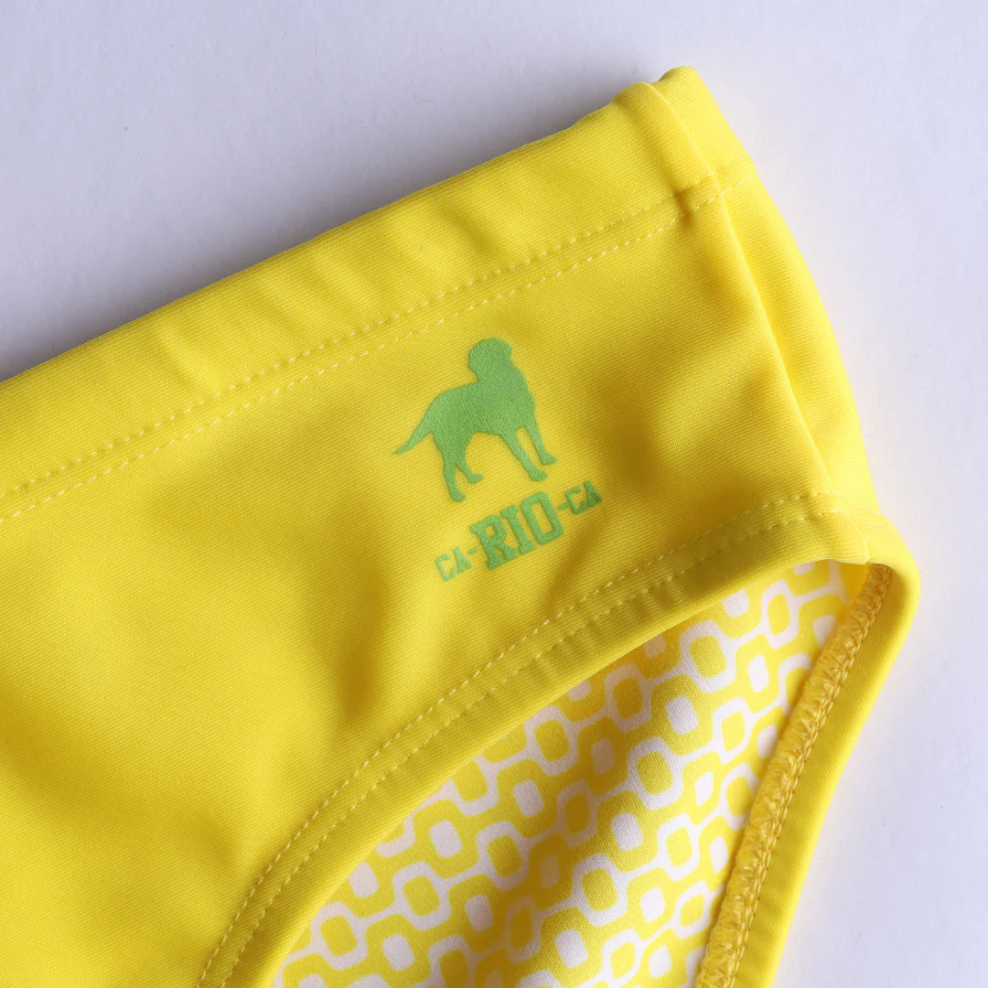 Lemonade Yellow solid Men's Swimming Sunga - Beachwear for Men - Image 8