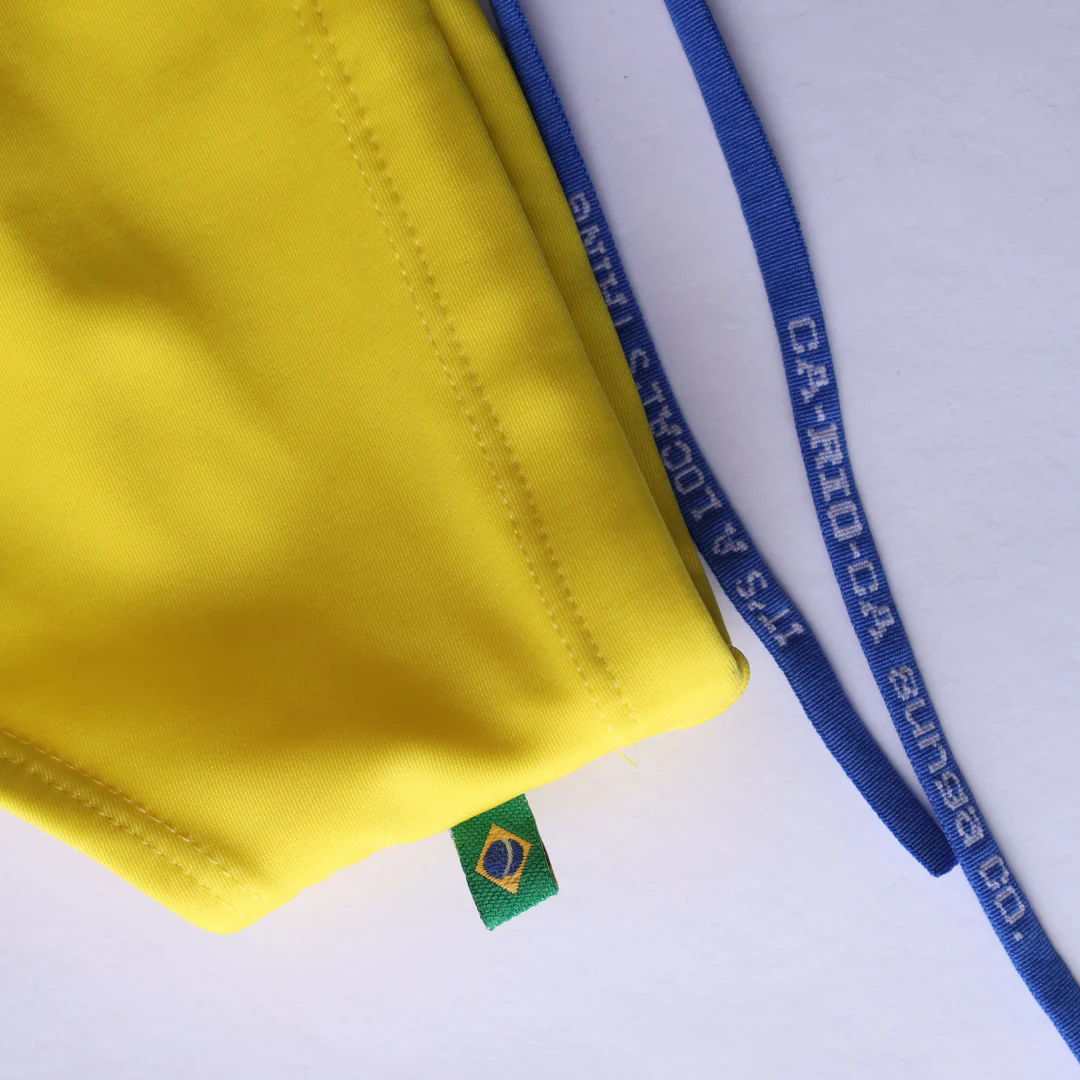 Lemonade Yellow solid Men's Swimming Sunga - Beachwear for Men - Image 9