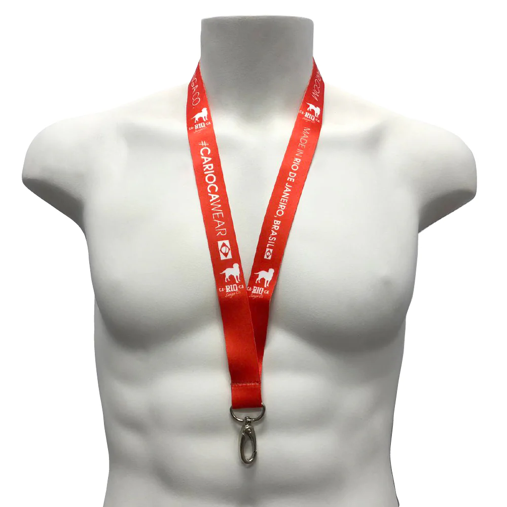 LOGOTIPO LANYARD Black, Blue, Red And White - Key Holder - Image 3