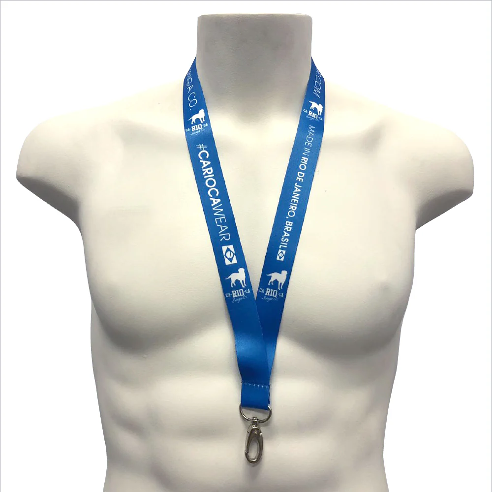 LOGOTIPO LANYARD Black, Blue, Red And White - Key Holder - Image 4