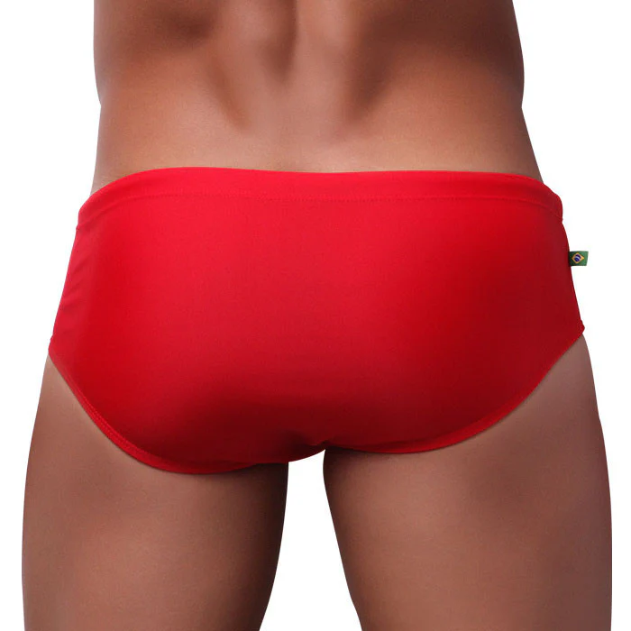 Low Rise Solids Cut Sunga - Male Bathing Suit - Image 9