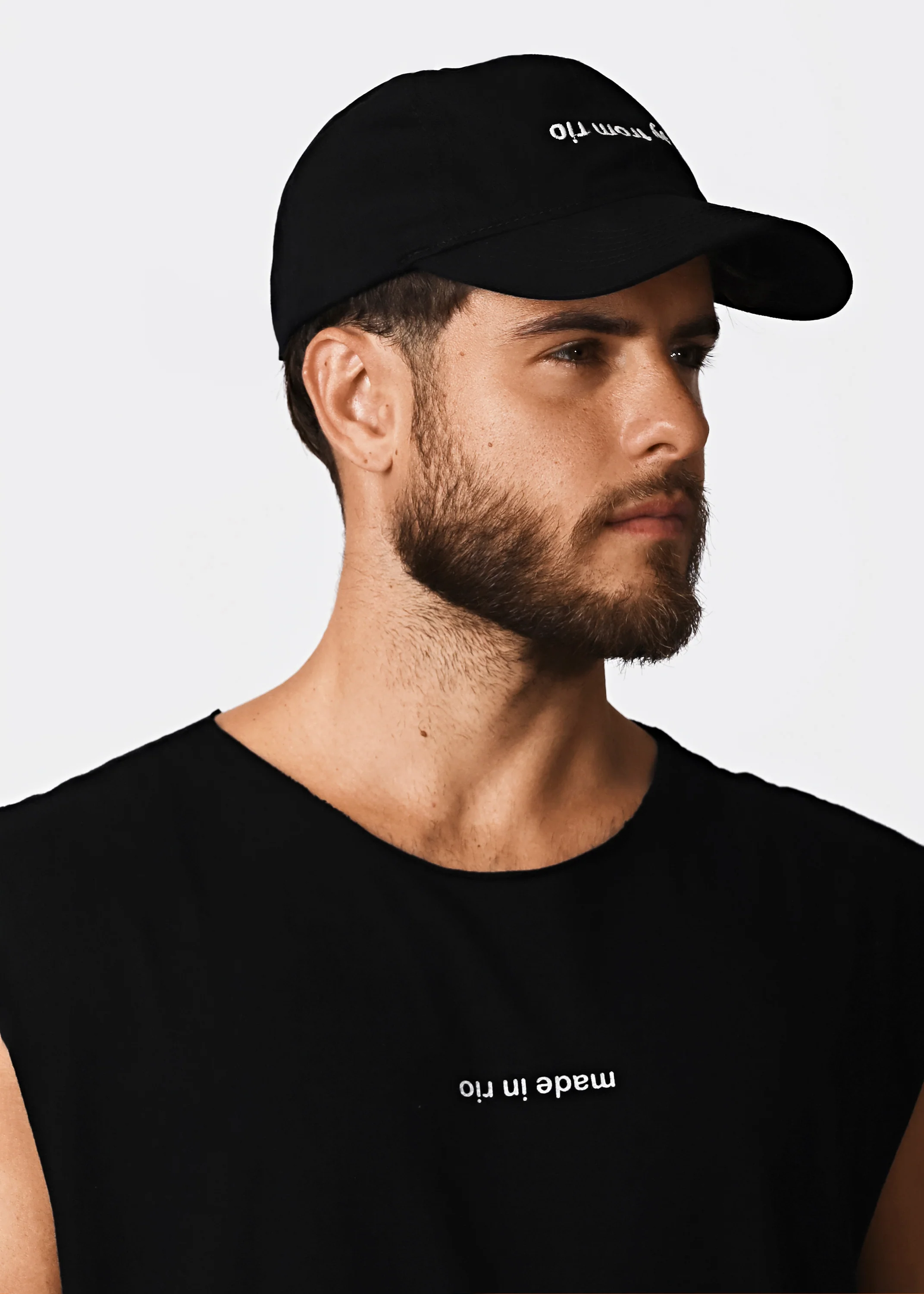 made in rio (flip) - Men's Cotton Sleeveless T-Shirt - Image 6