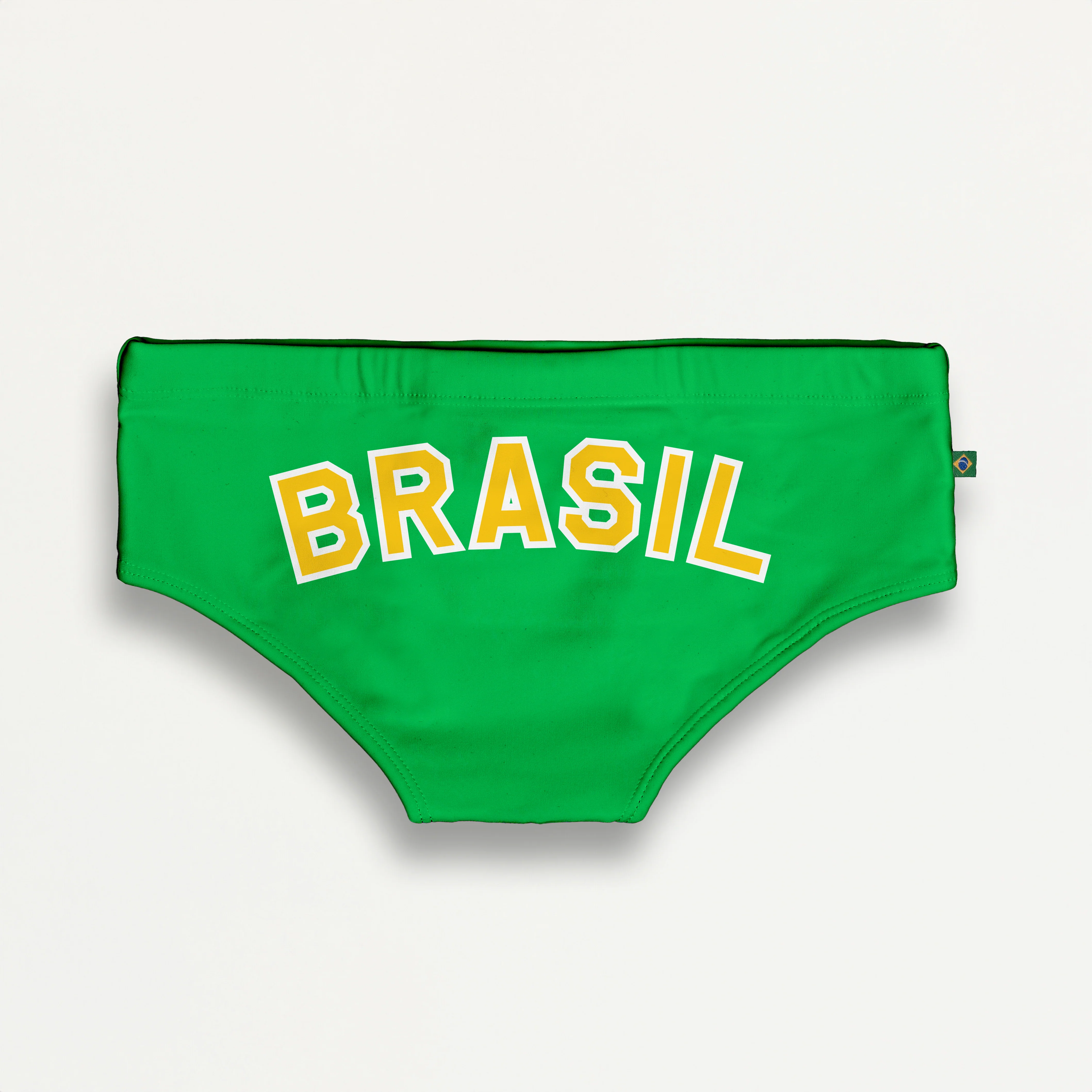 TEAM BRASIL FLAG SUNGA - Men's Designer Swimwear - Men's Brazilian Sunga - Image 10