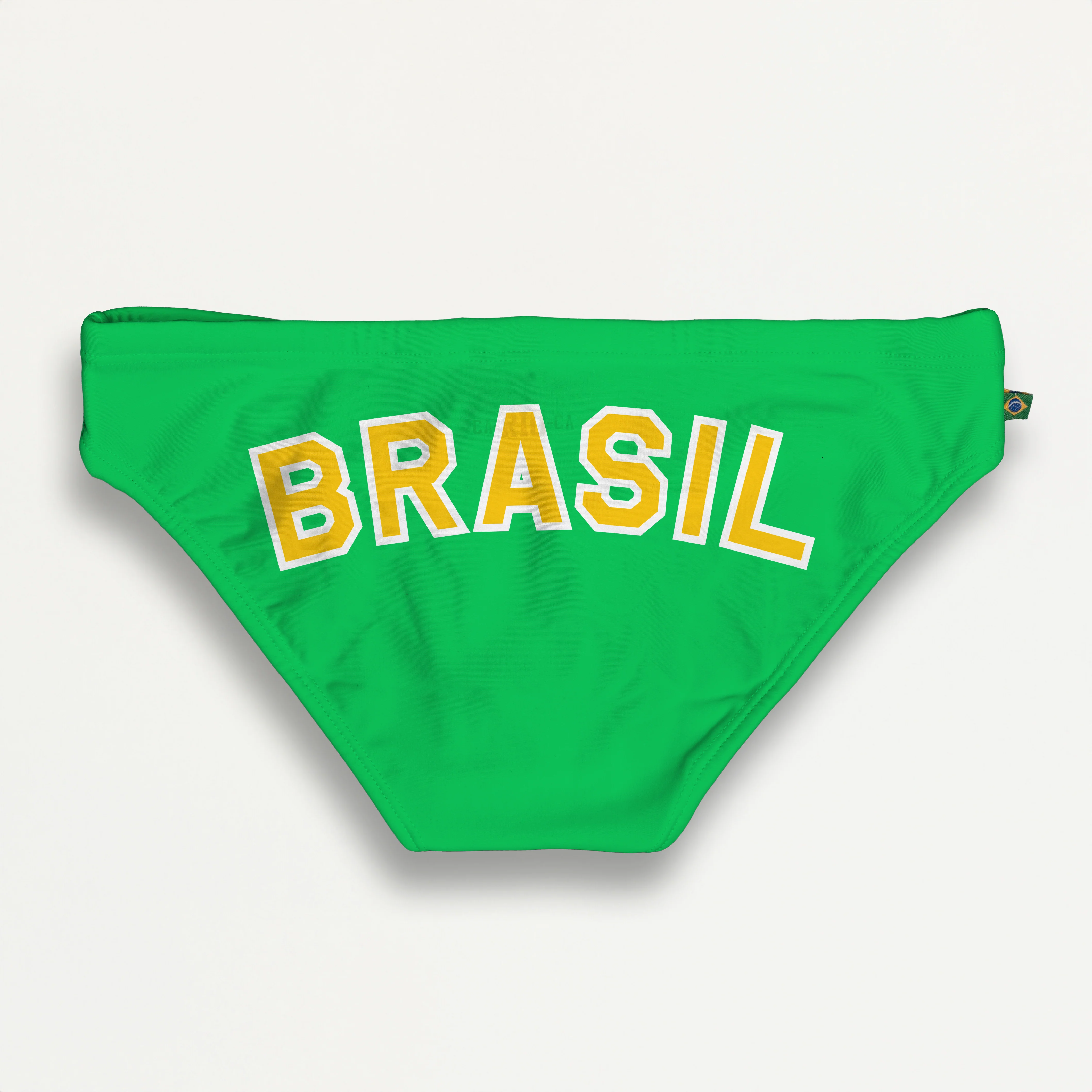 TEAM BRASIL FLAG SUNGA - Men's Designer Swimwear - Men's Brazilian Sunga - Image 6