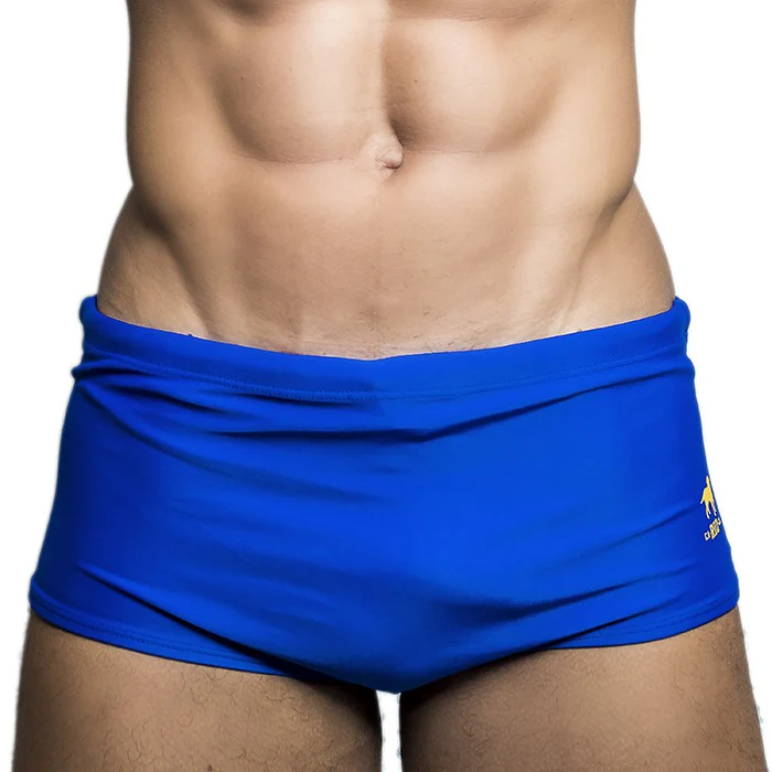 Traditional Square Solids Cut Sunga - Male Bathing Suit - Image 4