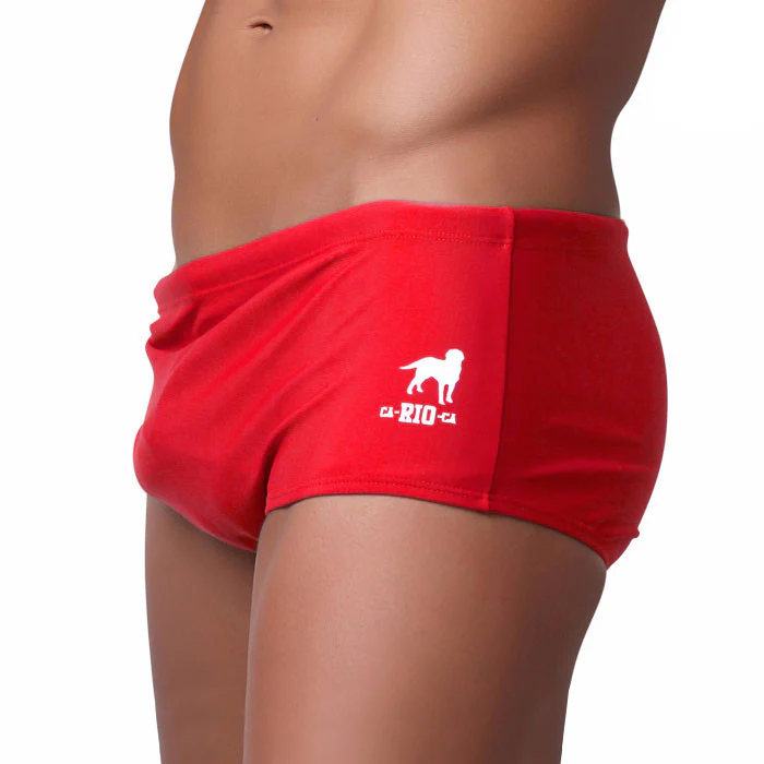 Traditional Square Solids Cut Sunga - Male Bathing Suit - Image 9